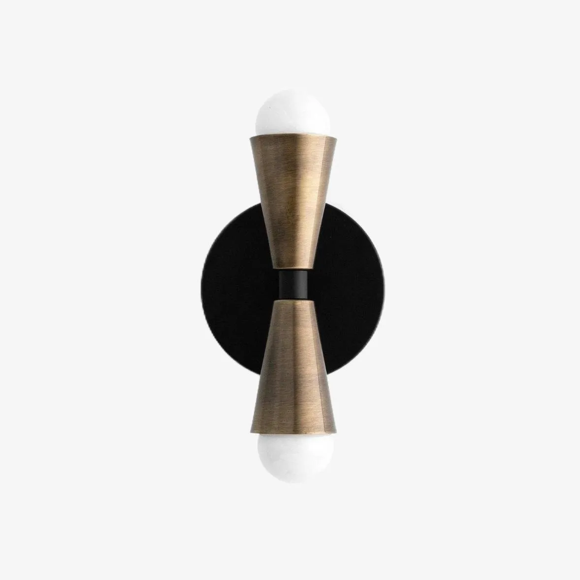 Pyralis  Cone Shade  Double Wall Light - Contemporary Living Room Glow T334