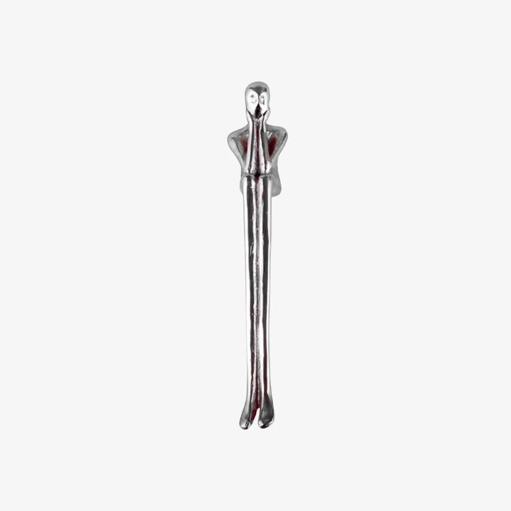 Verlitho Sculptural Metal Handle – Contemporary Drawer Pull Decor T1188