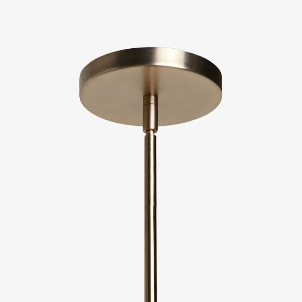 Kysara Linear Chandelier - Curved Lamp Arms and Fabric Shades are Suitable for Living Rooms or Dining Rooms T706
