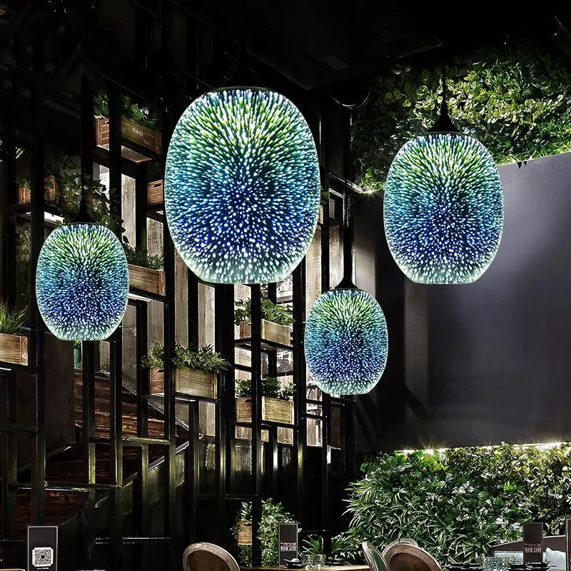 Modern 3D Colorful Nordic Pendant Lamp