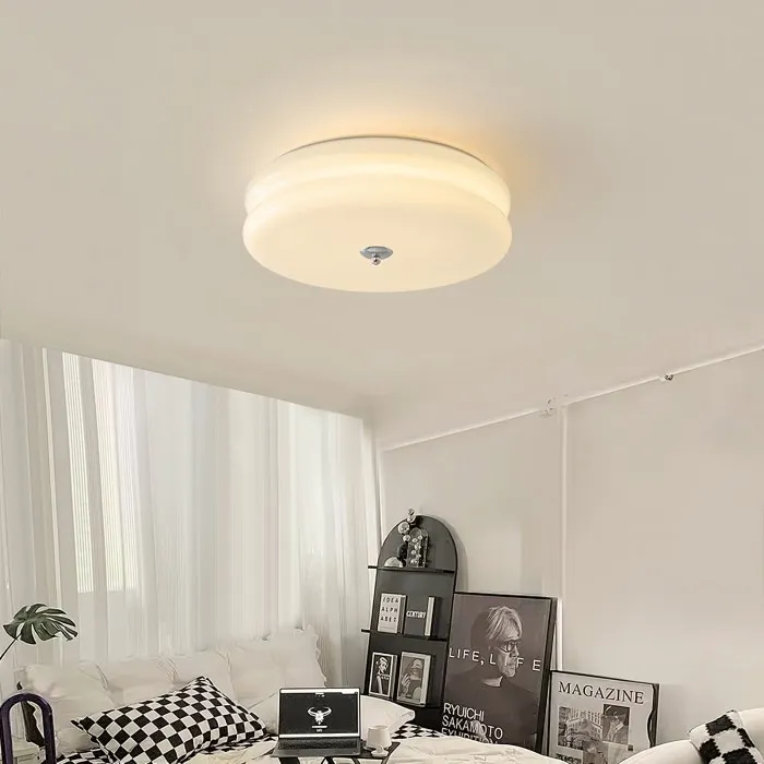 Vintage Glass Flush Mount Ceiling Light S115
