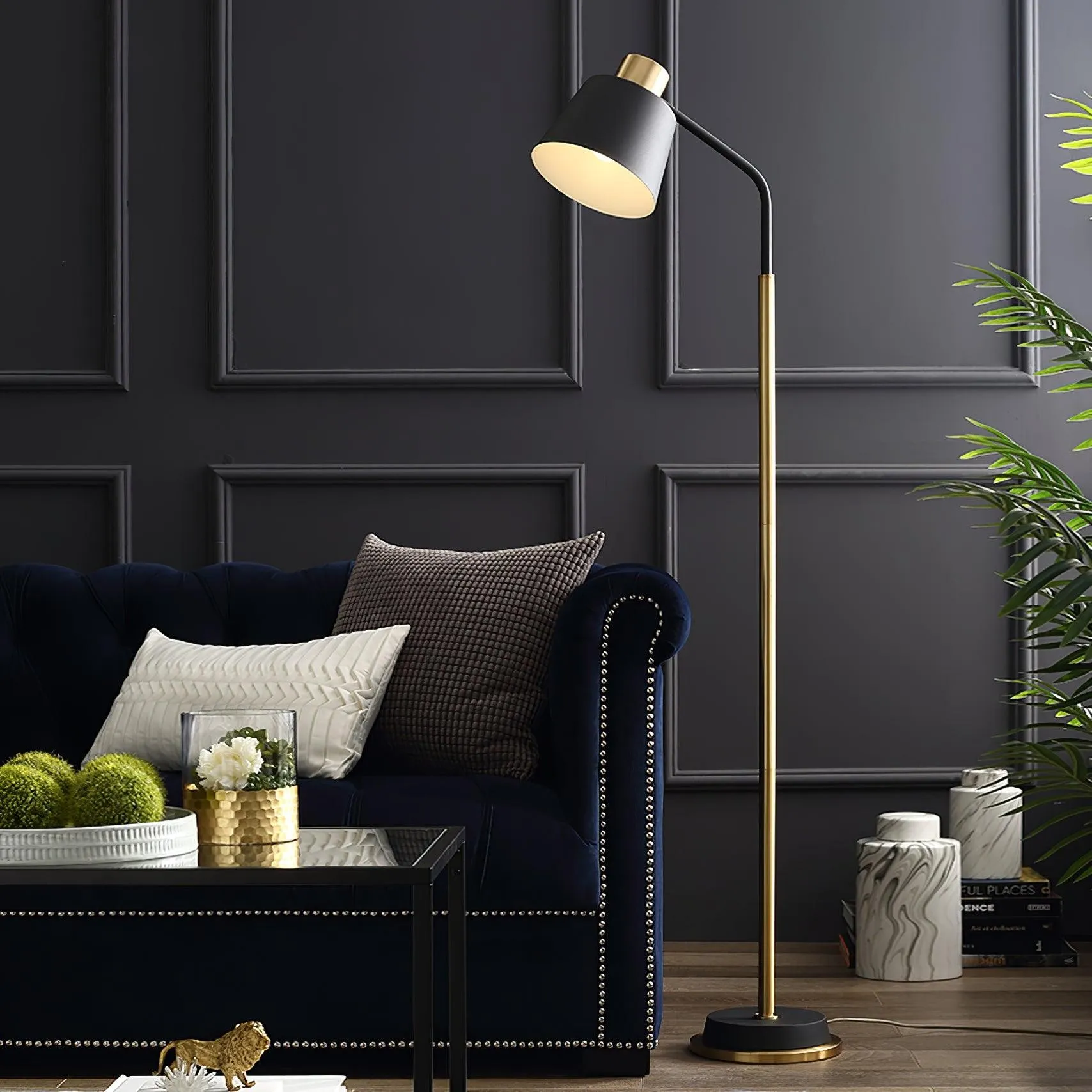 Modern Simple Luxury Metal Color Blocking Floor Lamp M373