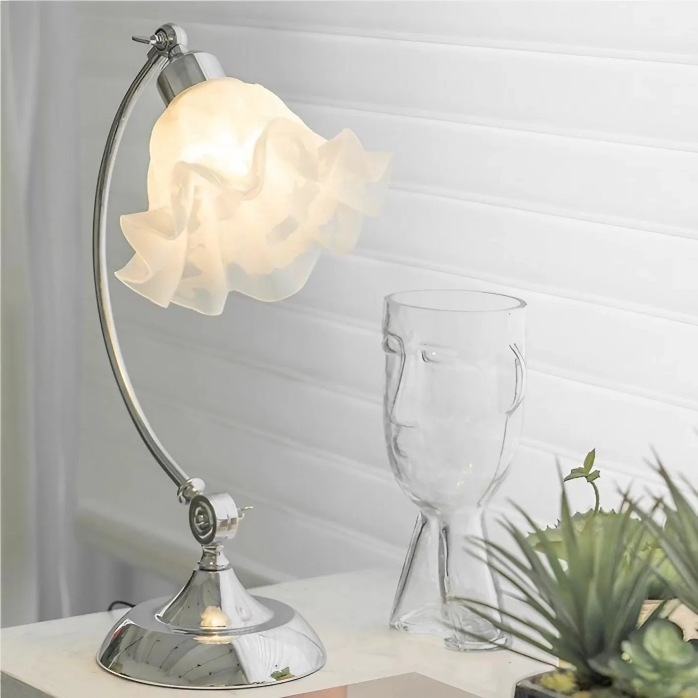 Cordless Adjustable Desk Lamp for Bedroom
