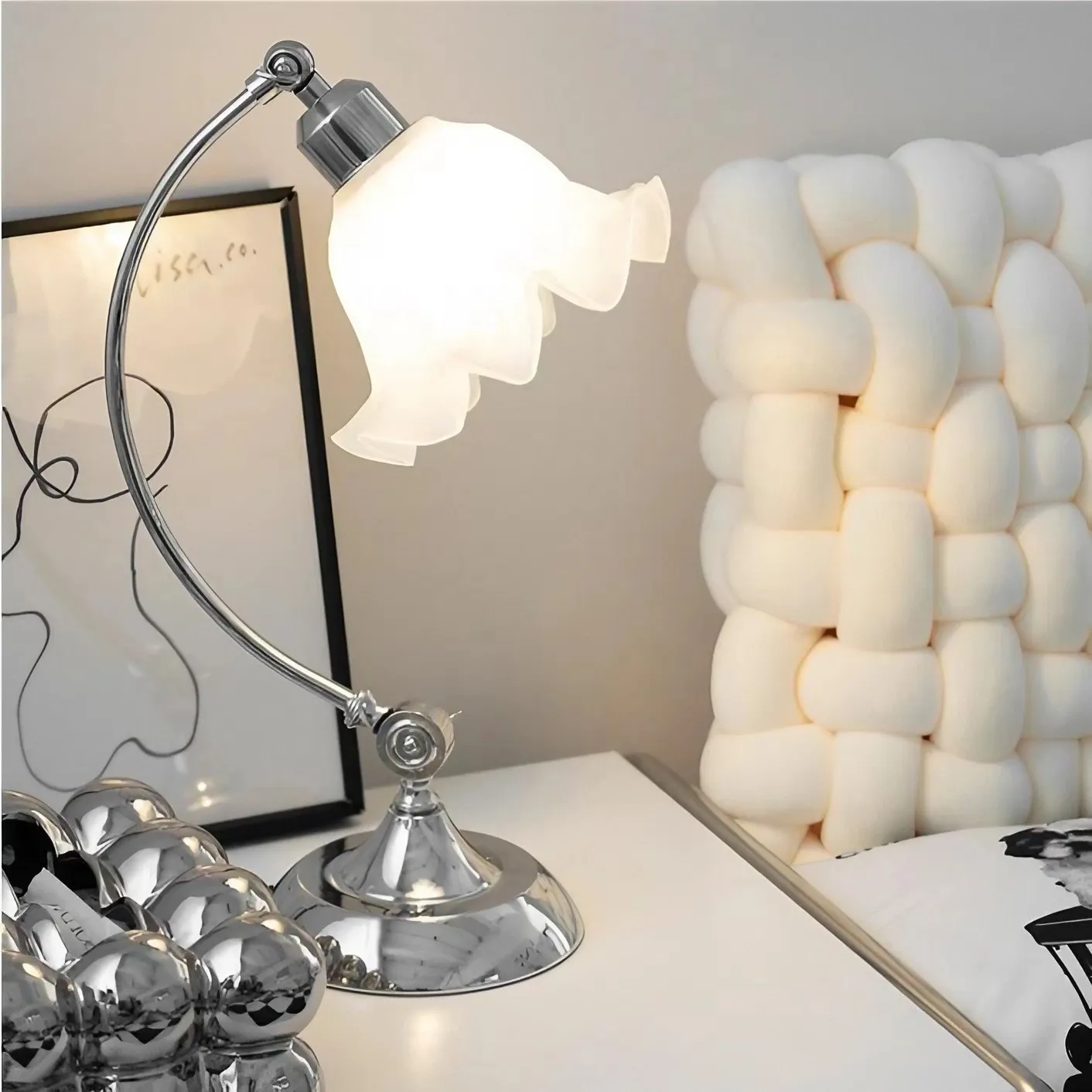 Cordless Adjustable Desk Lamp for Bedroom