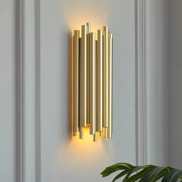 Gold Aluminum Brubeck Wall Lamp