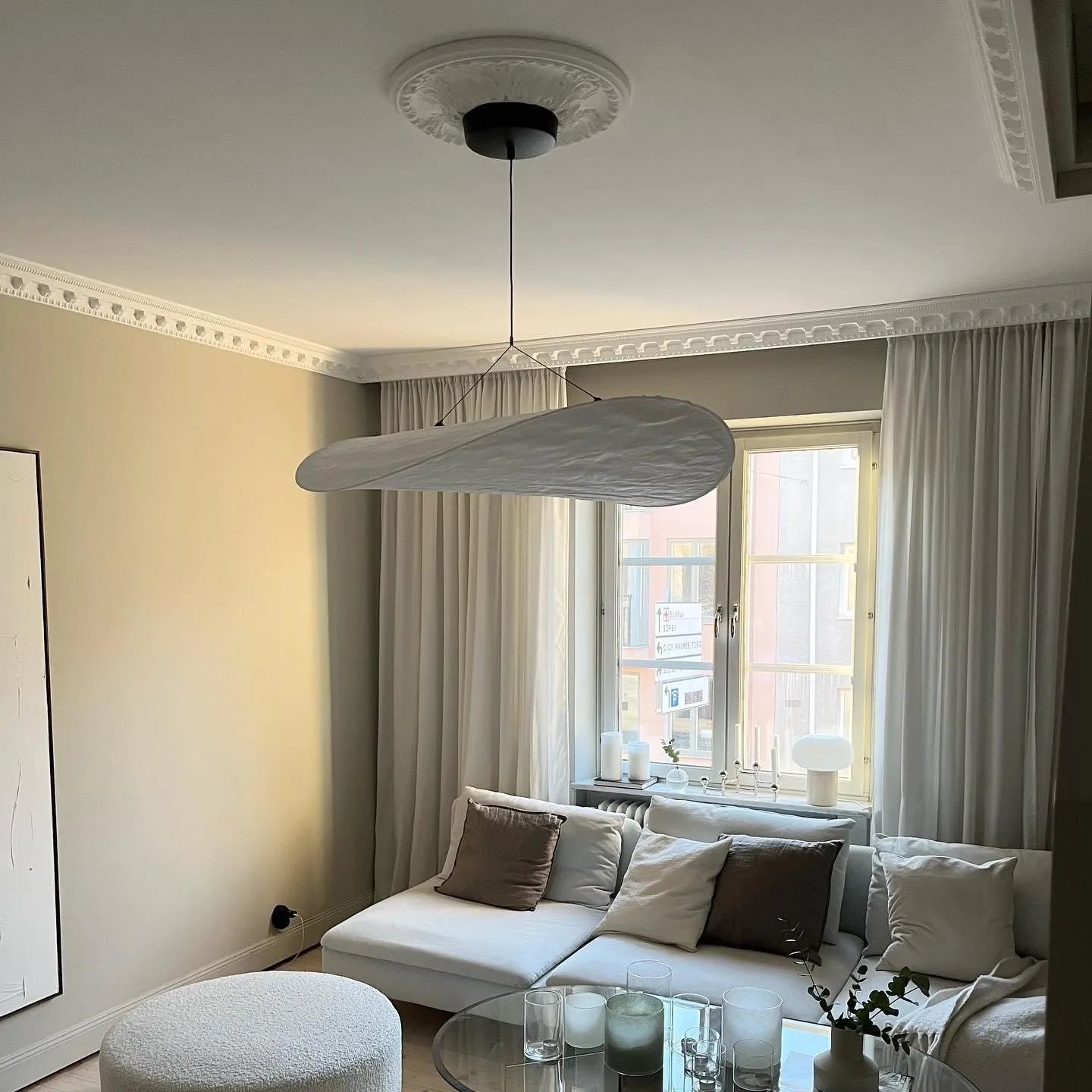 Tense Pendant Lamp - Contemporary Silk Design for Dining Area S51