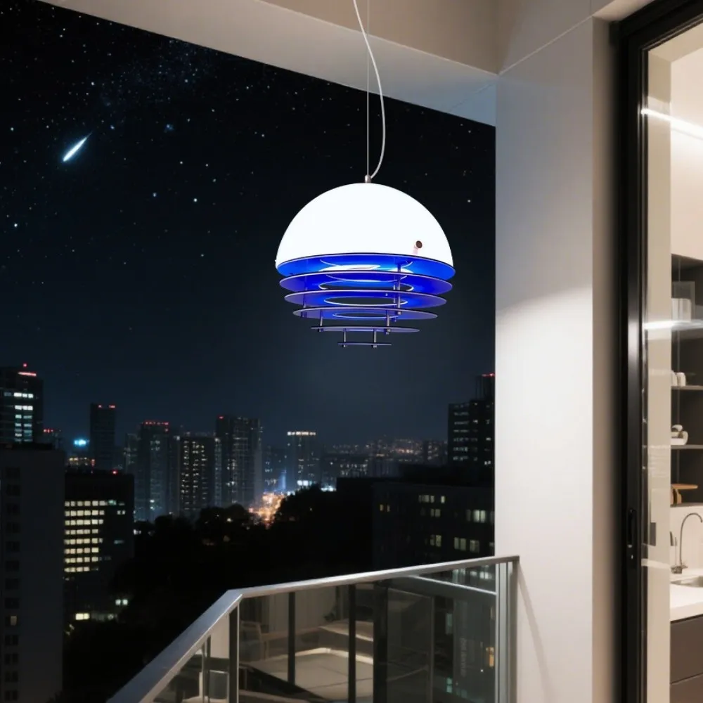 Bauhaus Sunset Pendant Lamp - Warm Ambient Lighting for Living Room S213