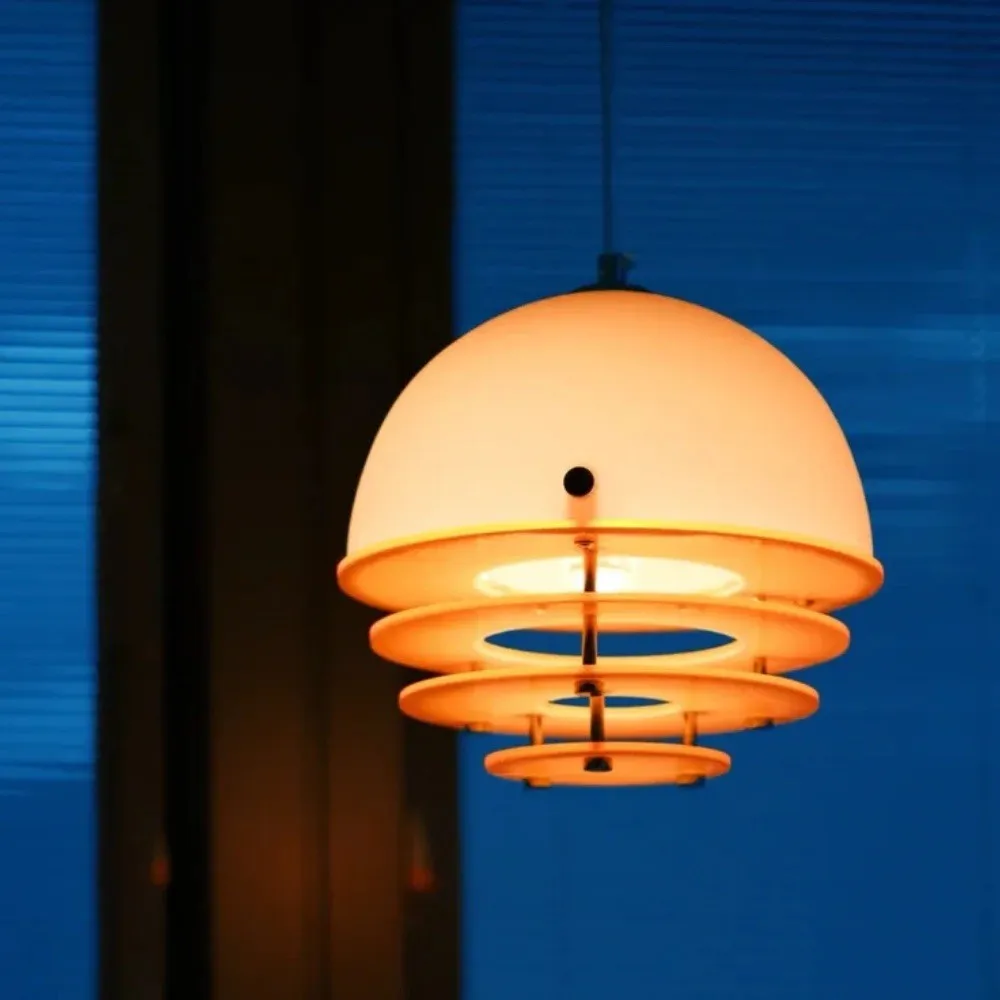 Bauhaus Sunset Pendant Lamp - Warm Ambient Lighting for Living Room S213