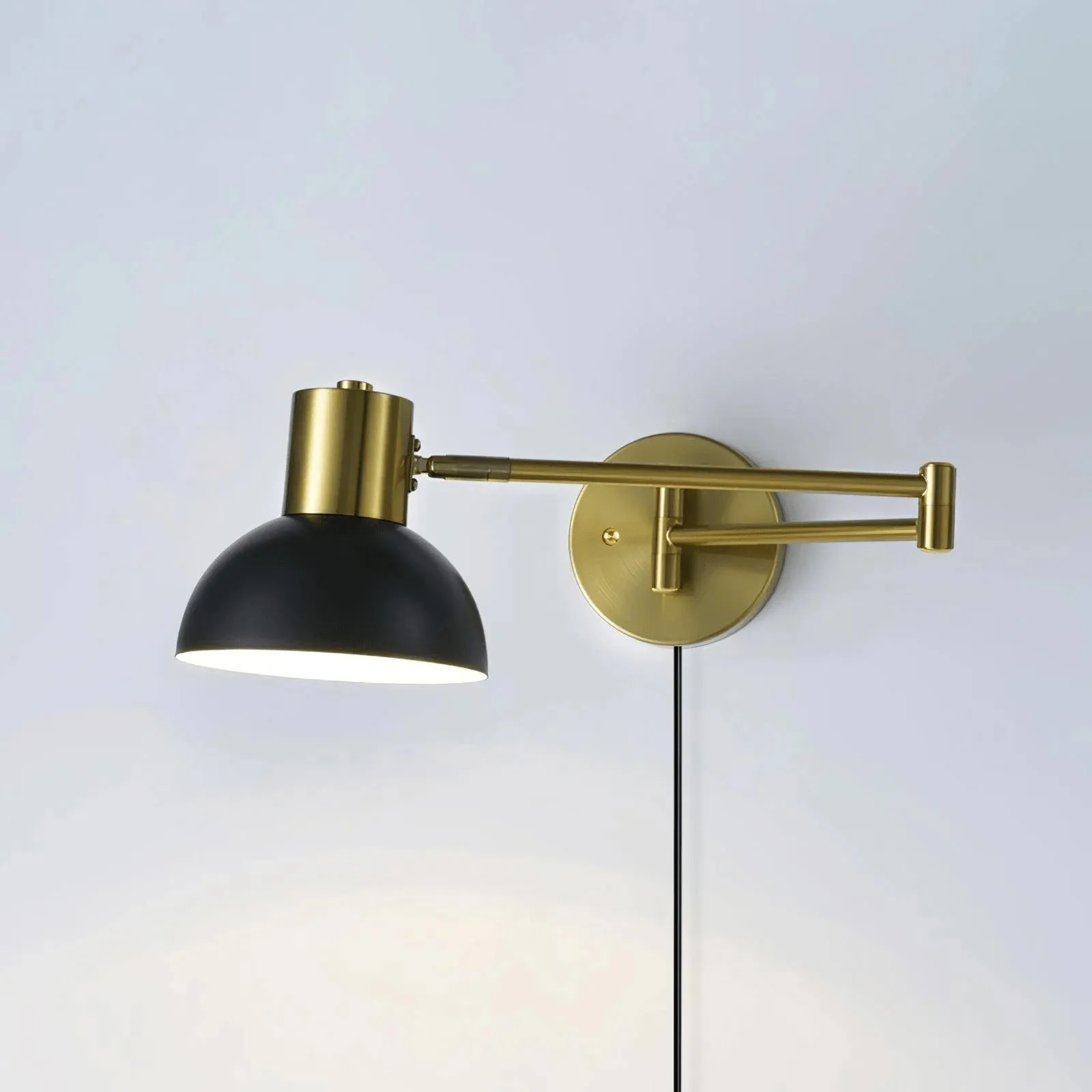 Adjustable Arm Plug In Wall Lamp T1595