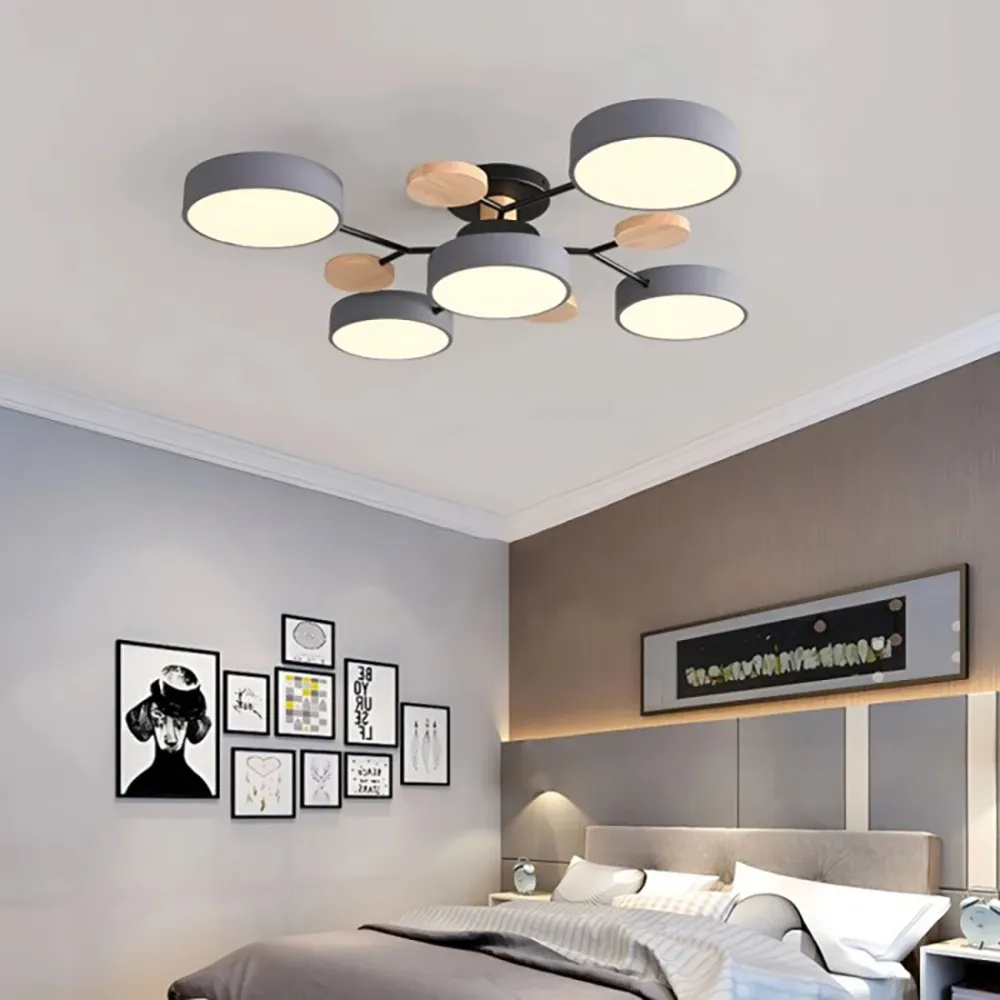 Nordic Branched Disc Metal Ceiling Lamp S117