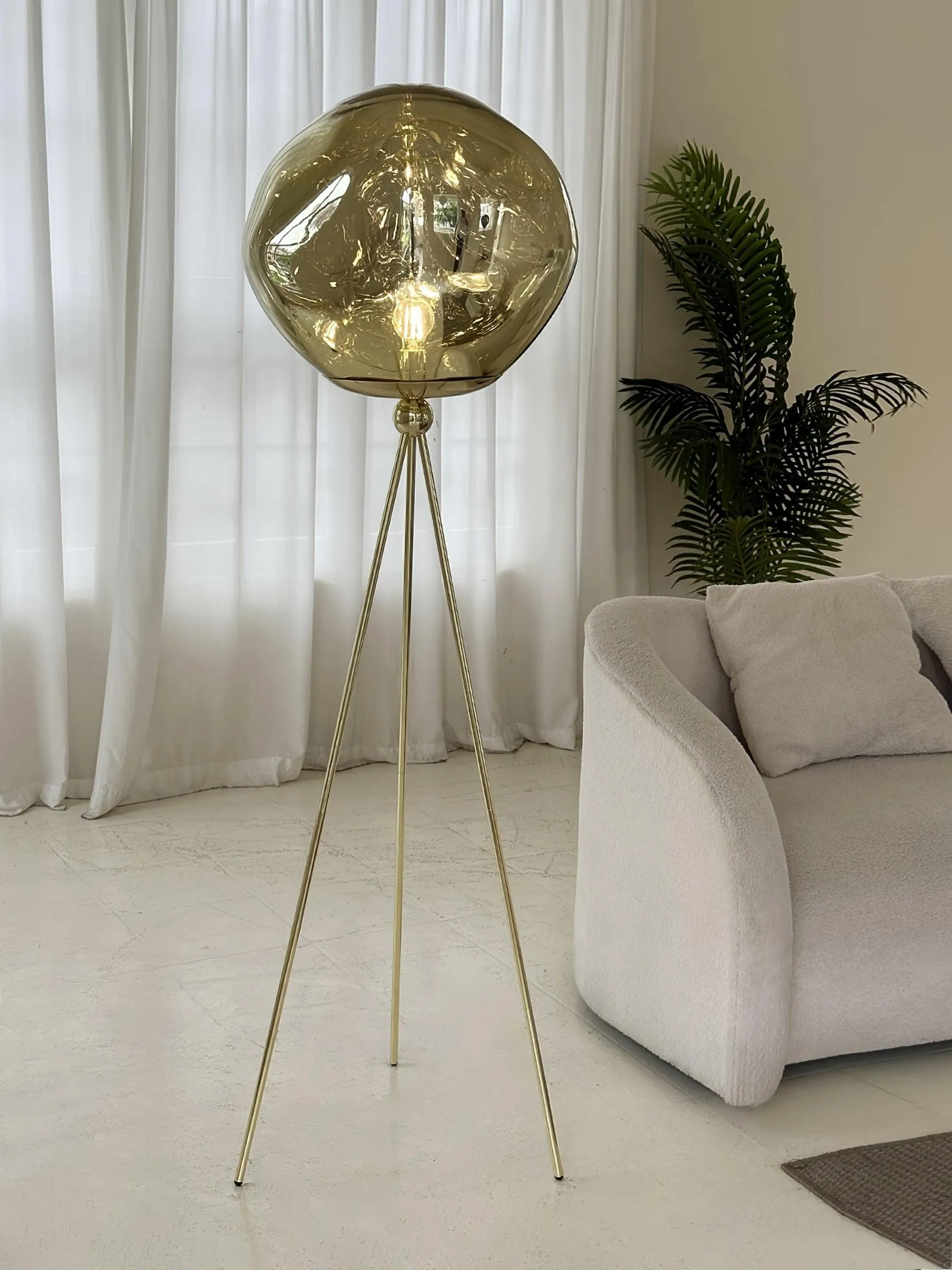 Tripod Irregular Lava Floor Lamp M216