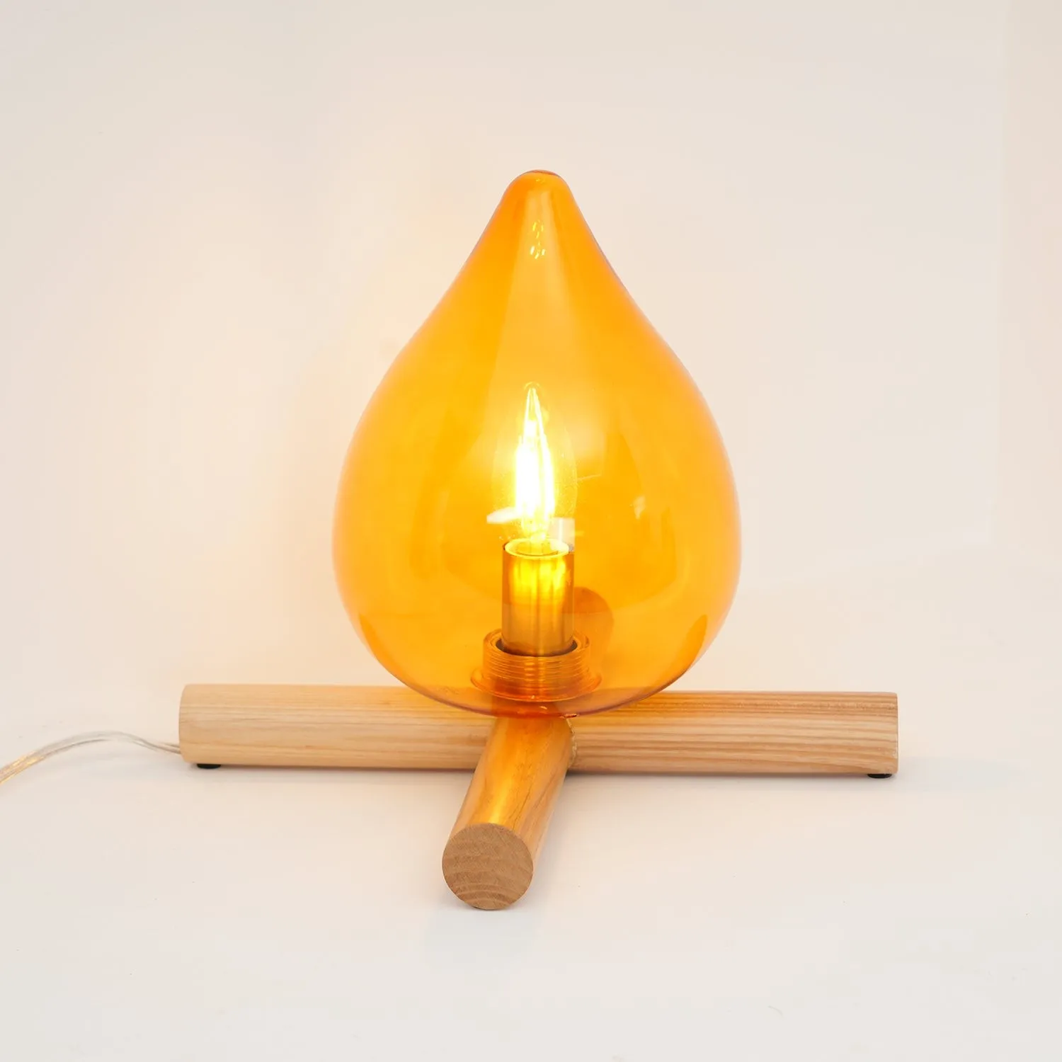 Funny Fire Shape Small Flame Table Lamp M55