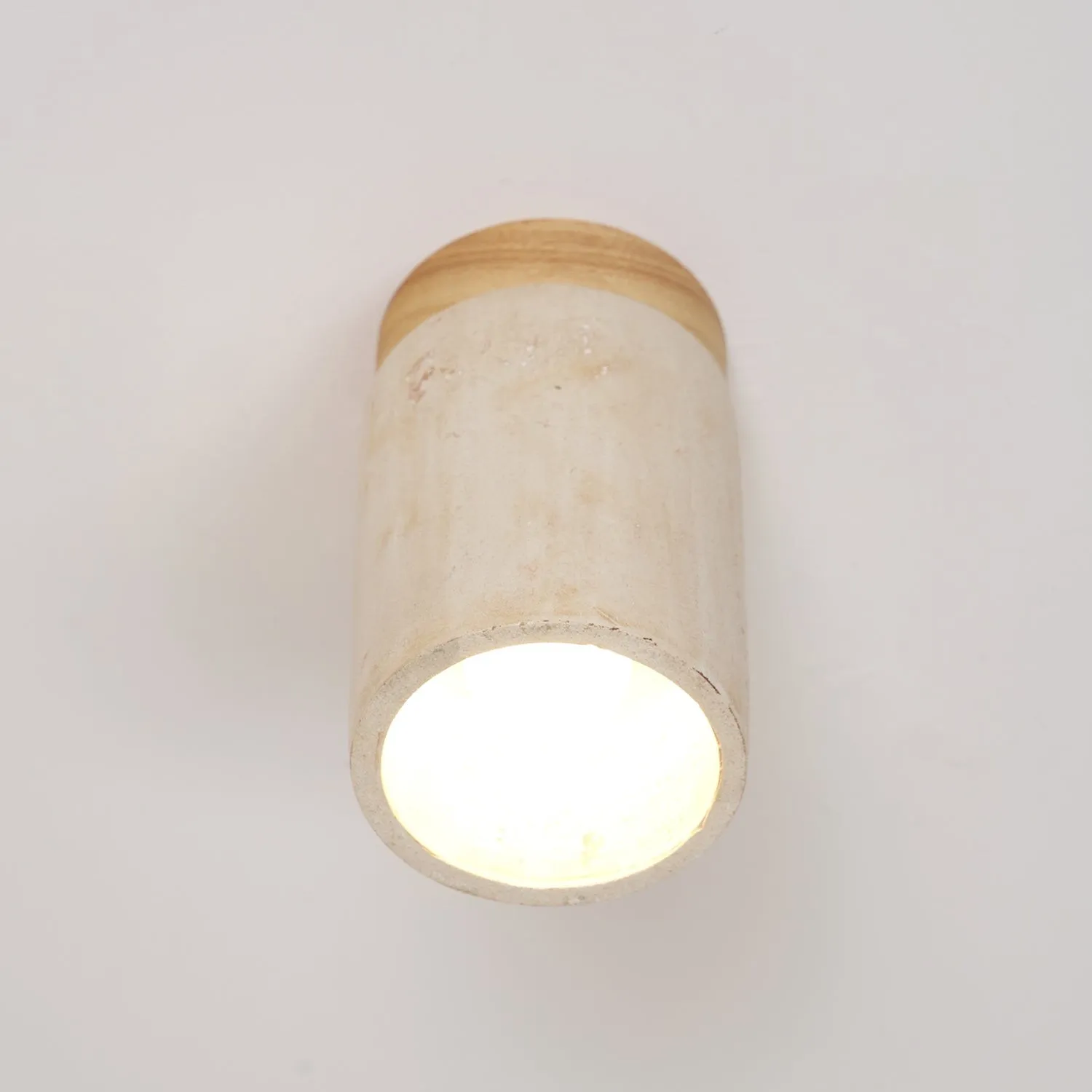 Marble Travertine Column Ceiling Lamp M405