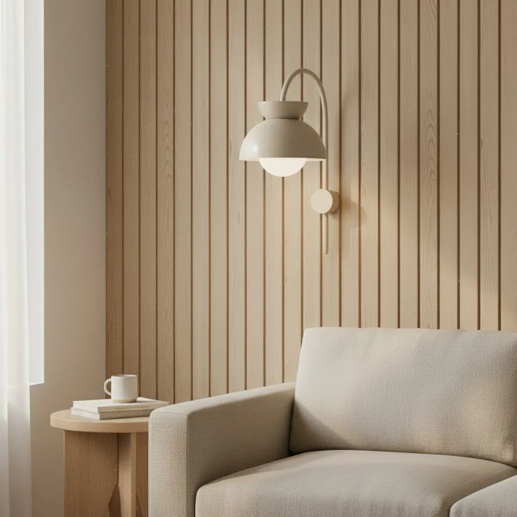 Aurelia Wall Lamp with Tiered Dome Design in Modern Metal for Bedroom or Hallway T788