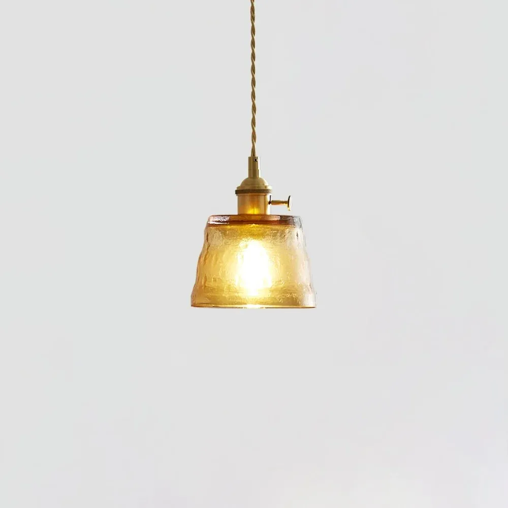Nordic Cup Brass Glass Pendant Light S79