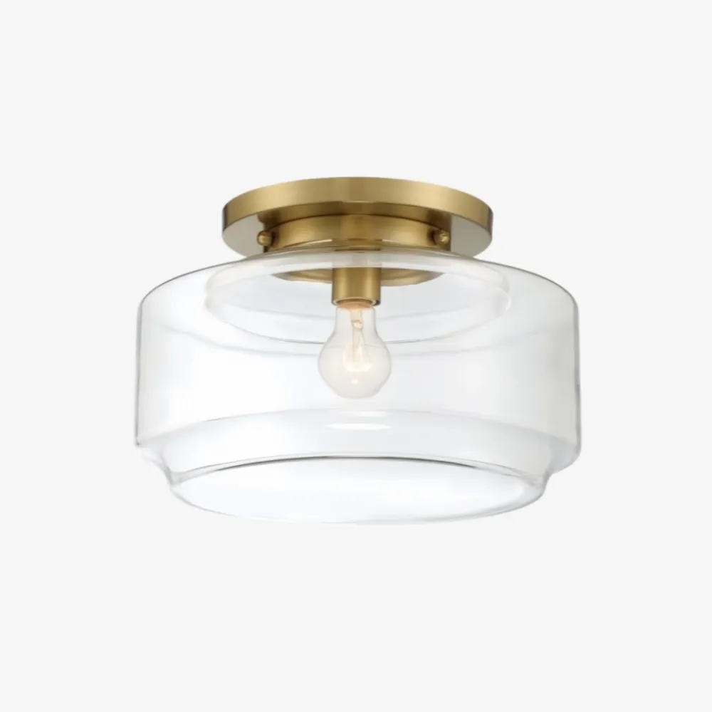 Ulavione Clean Rounded Profile Ceiling Lamp - Timeless Flush Mount for Kitchen T1080