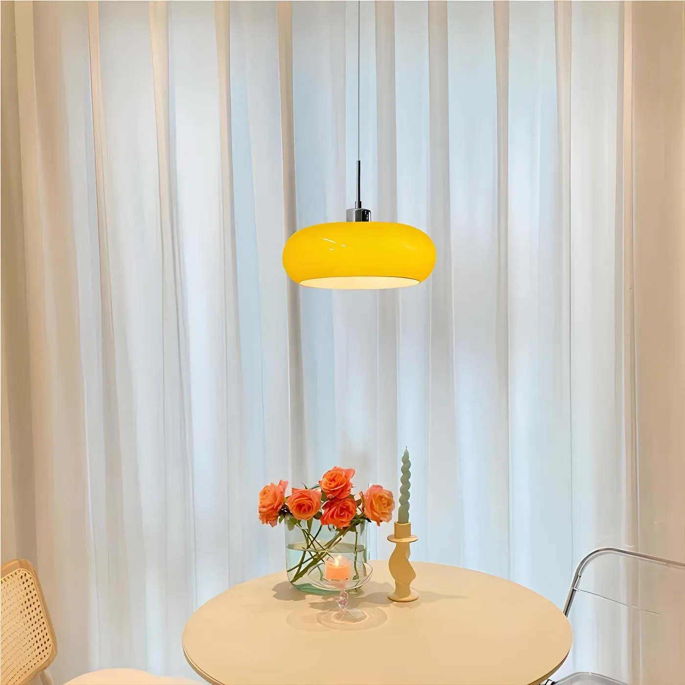 Nordic Bauhaus Glass Pendant Lamp S47