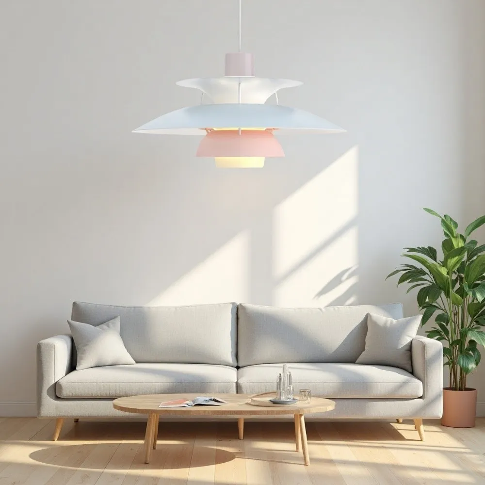 Danish Multi-layer Metal Pendant Light S107