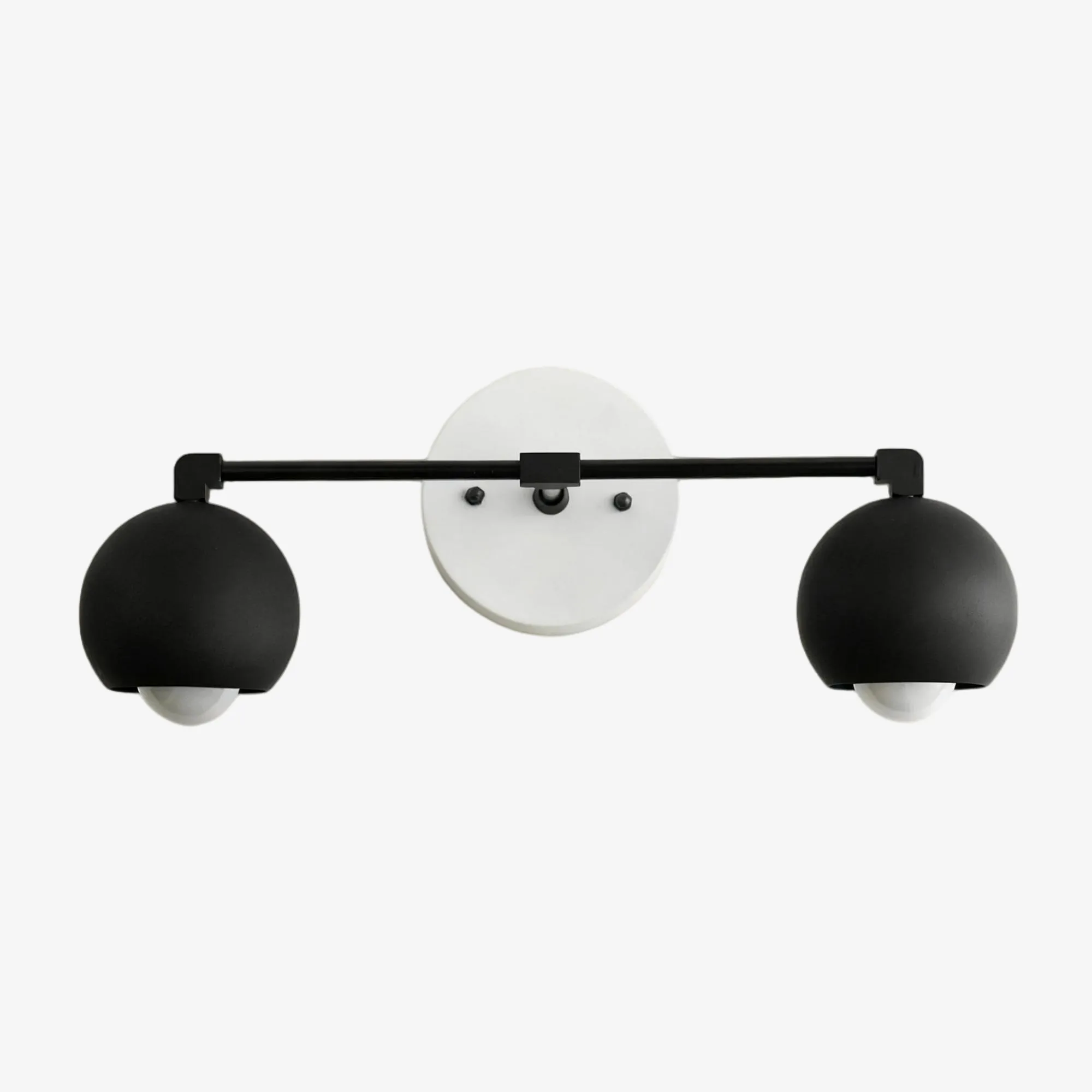 Metio Dome Decorative Vanity Light - Classic Orb Shade Bathroom Wall Lamp T324