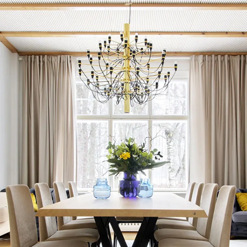 Tendrila Multi-Light Chandelier - Industrial Style Pendant Light for Dining Room