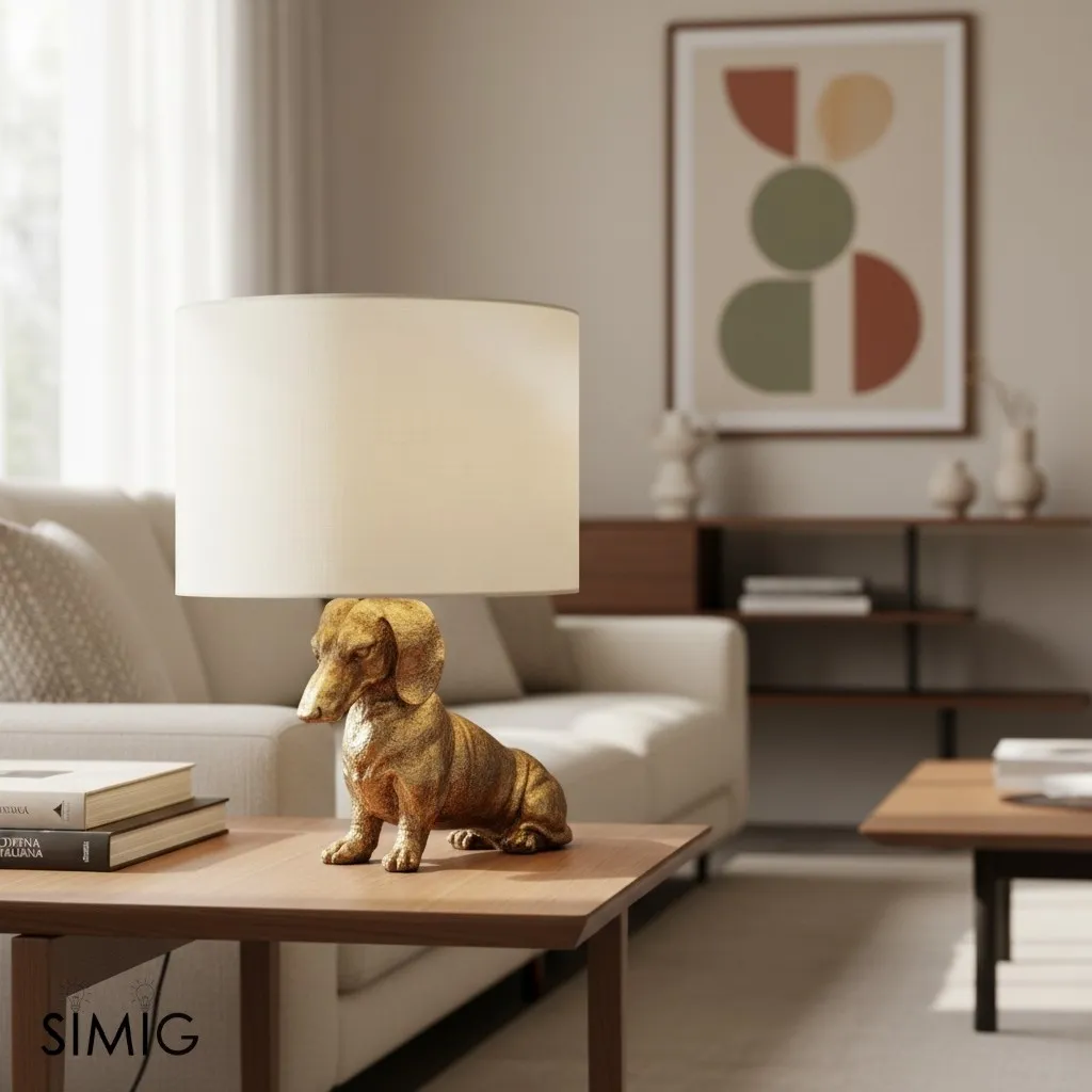 Pawdia Decorative Table Lamp – Cute Animal Design for Bedroom T195