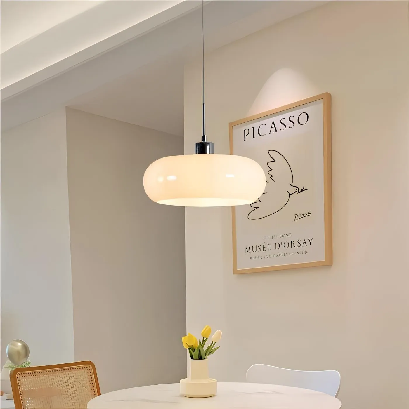 Nordic Bauhaus Glass Pendant Lamp S47