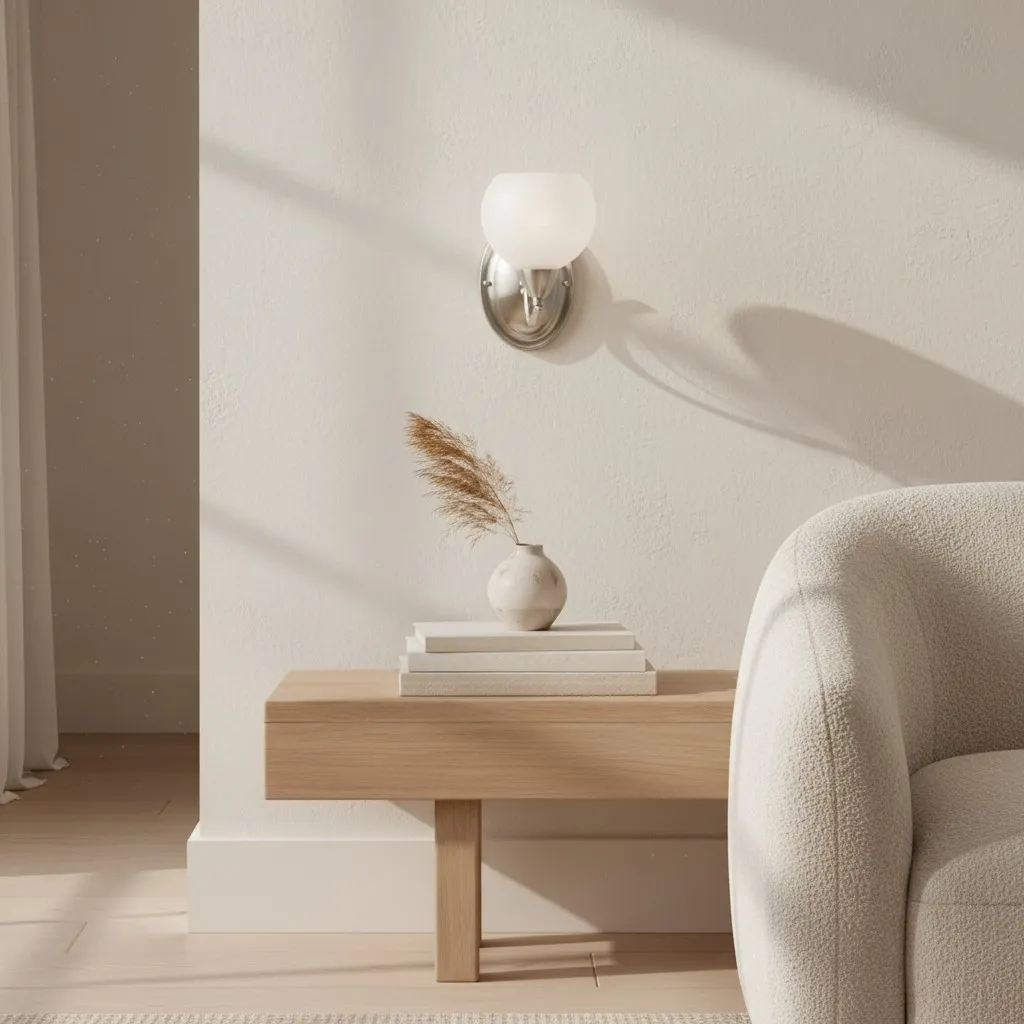 Armicora Modern Curved Wall Light - Elegant Decorative Fixture for Living Rooms & Bedrooms T977