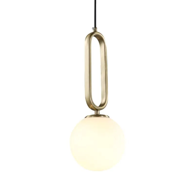 Large Minimalist Oval Ring Pendant Light