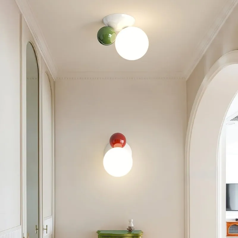 Macaron Globe Metal Wall Light Ceiling Light M124