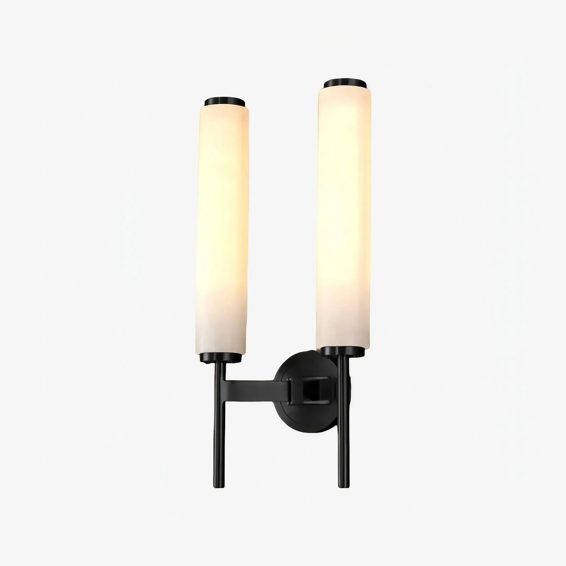 Solaryx Modern Alabaster Wall Sconce - Sculptural Living Room Mounted Light T1137