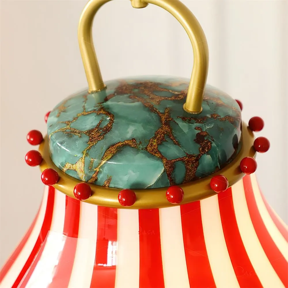 Festilo Circus Striped Glass Pendant for Dining & Living Spaces M66