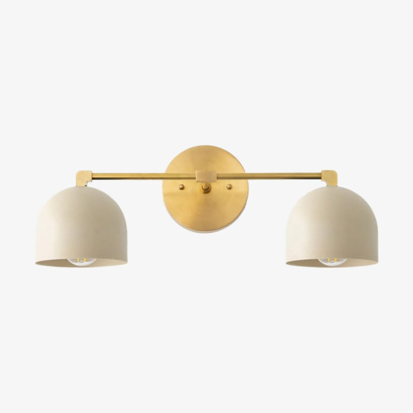 Metio Dome Mid-Century Deep Ball Vanity Lamp - Brass Wall Sconce T412
