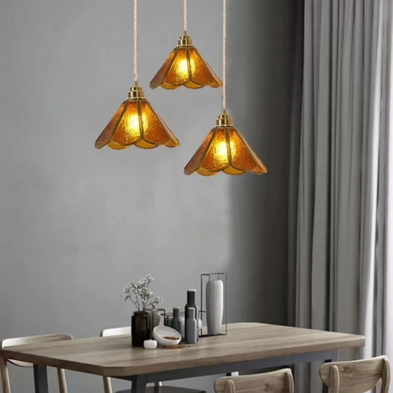 Stained Glass Vintage Pendant Light