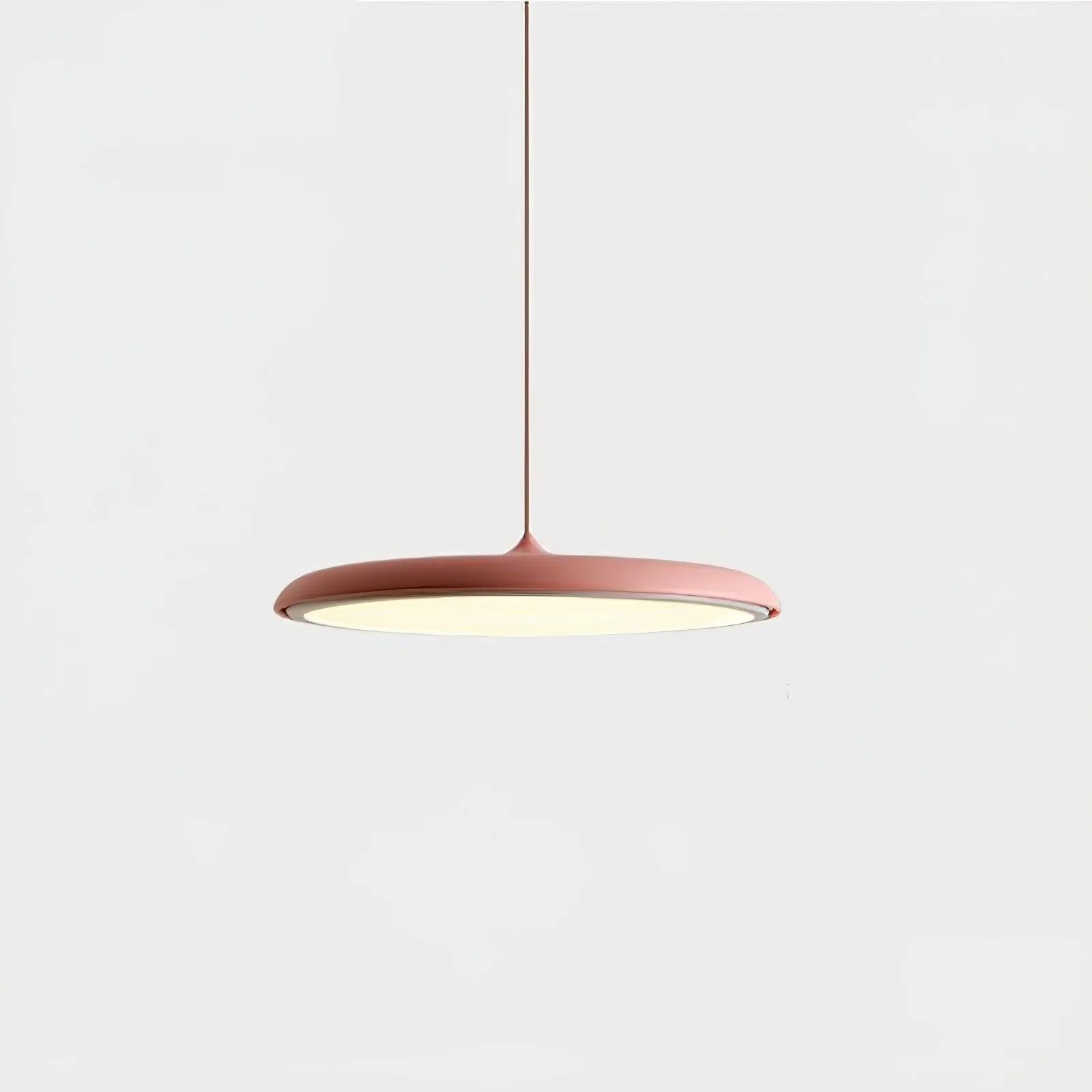 Modern Metal Saucer Pendant Light – Slim Design with LED Lighting M45