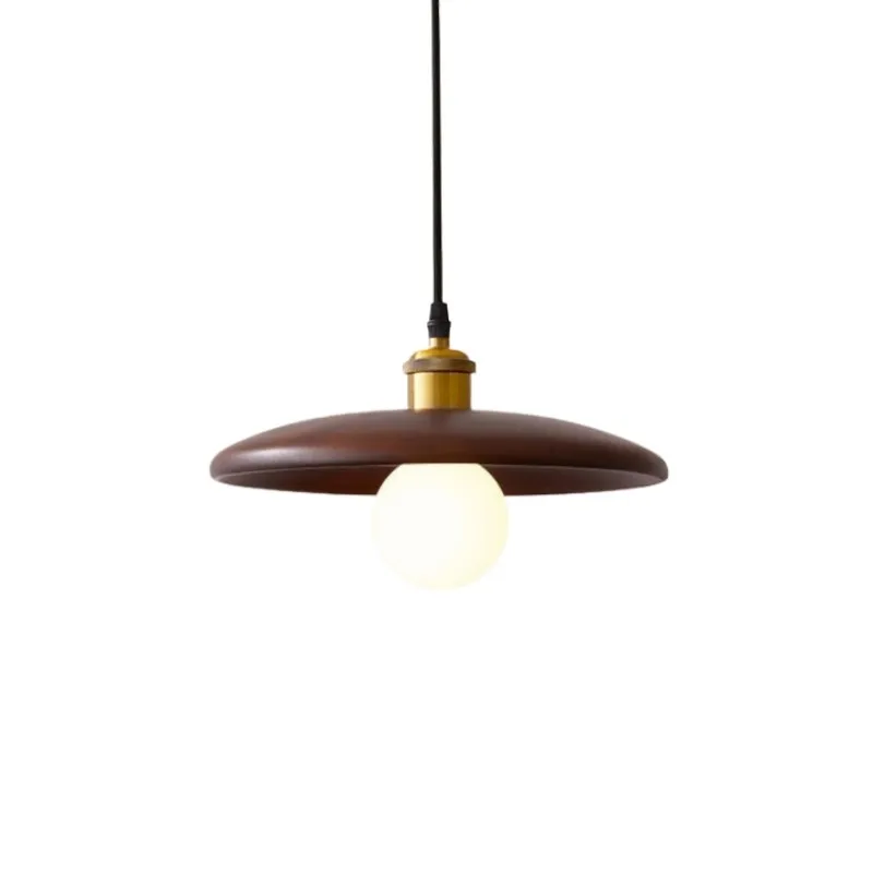 Japanese Wabi-Sabi Wooden Pendant Light S06