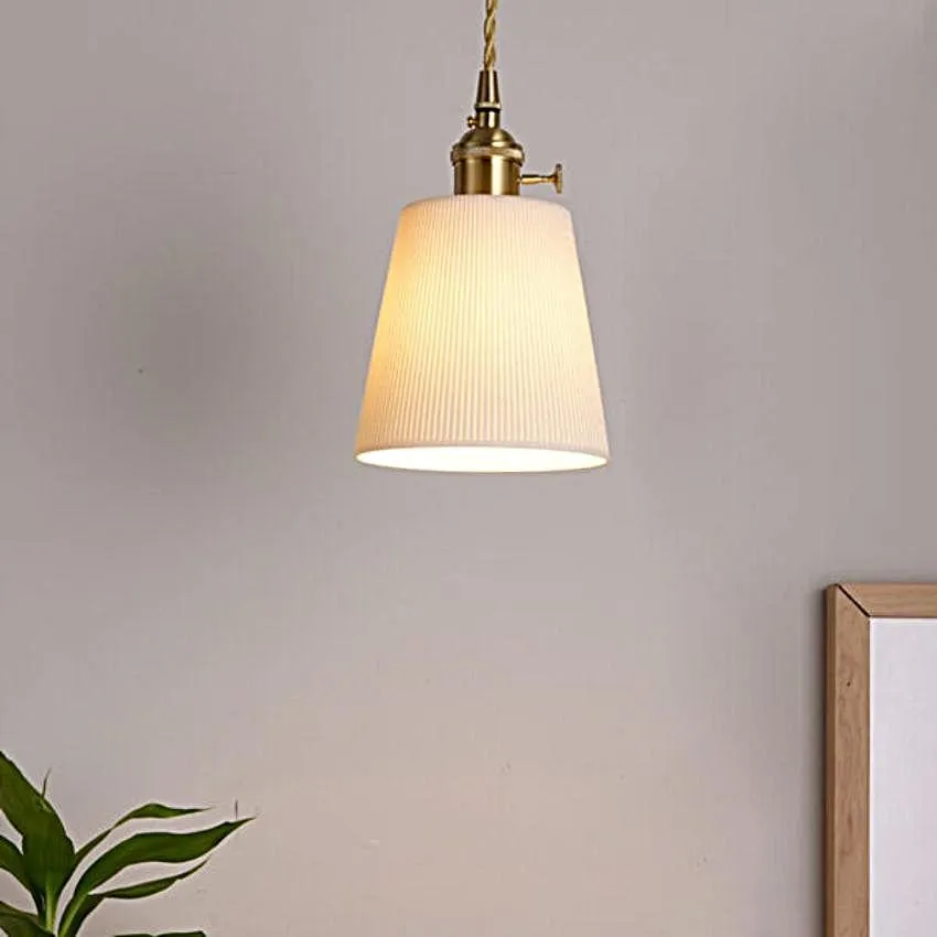 Ceramic Brass Pendant Series
