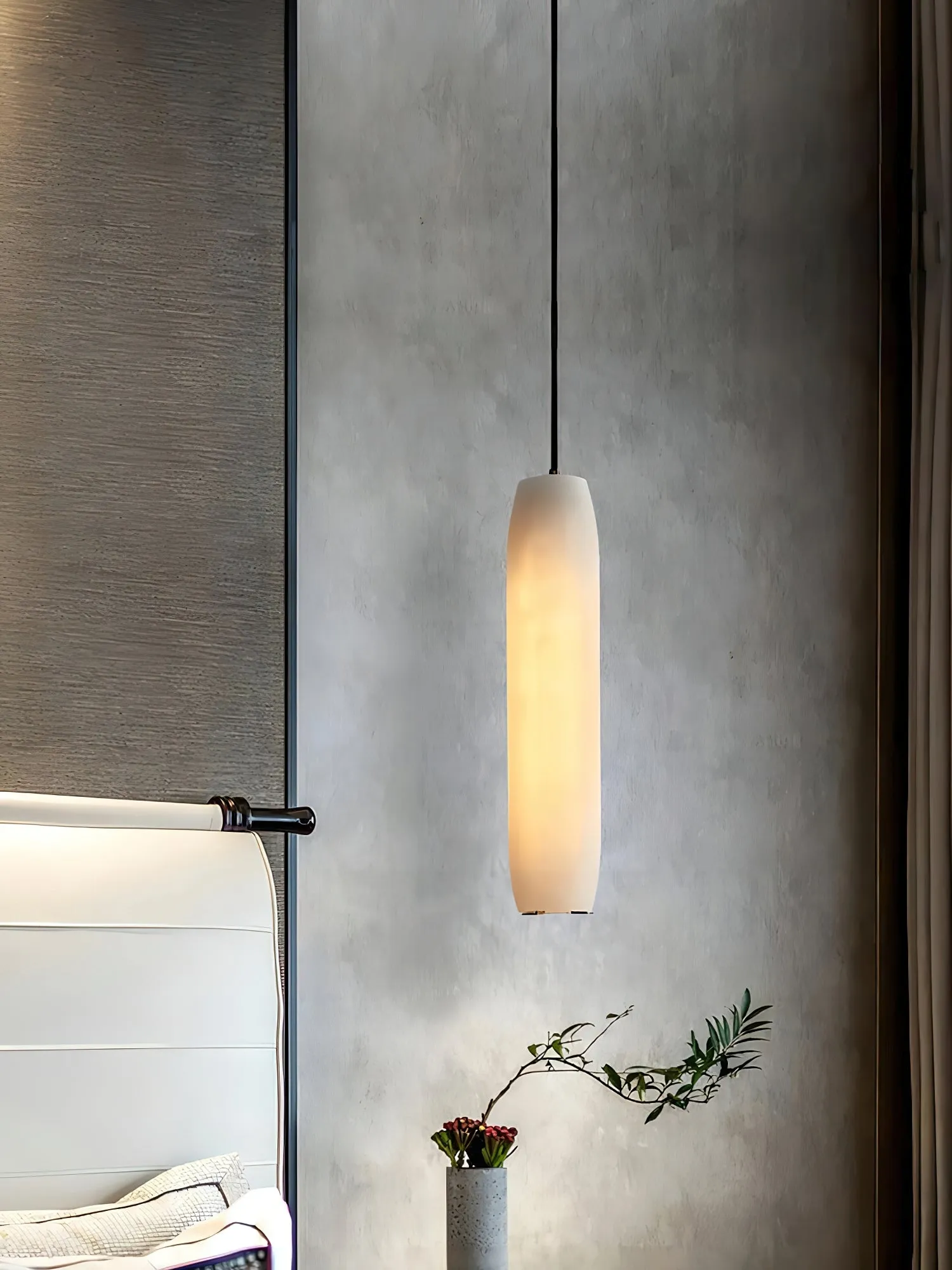 Alabaster Flute Pendant Light T1660