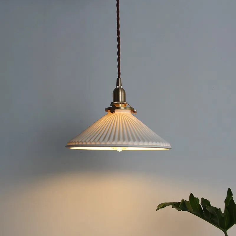 Modern Pleated Ceramic Wall Light S159