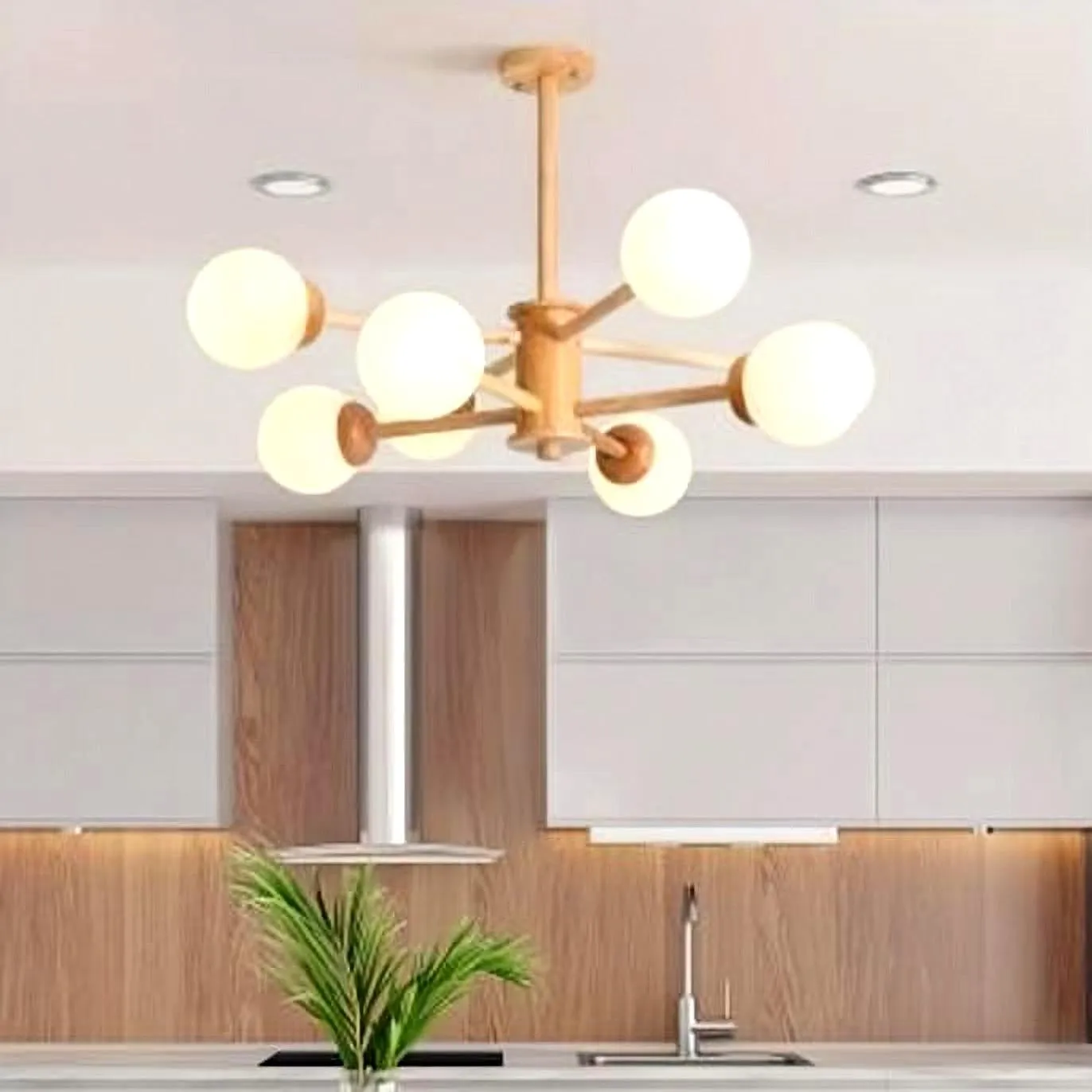 LIGN Wooden Molecular Light