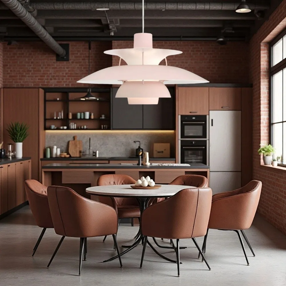 Danish Multi-layer Metal Pendant Light S107