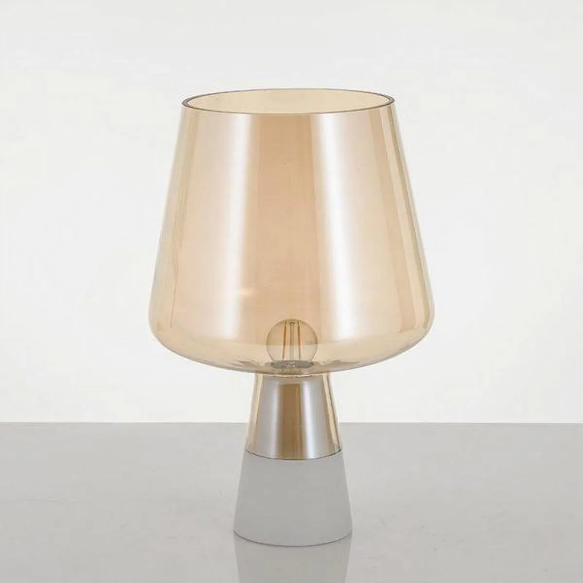 Glass Table Lamp - Glass Dome Nordic Design for Bedroom