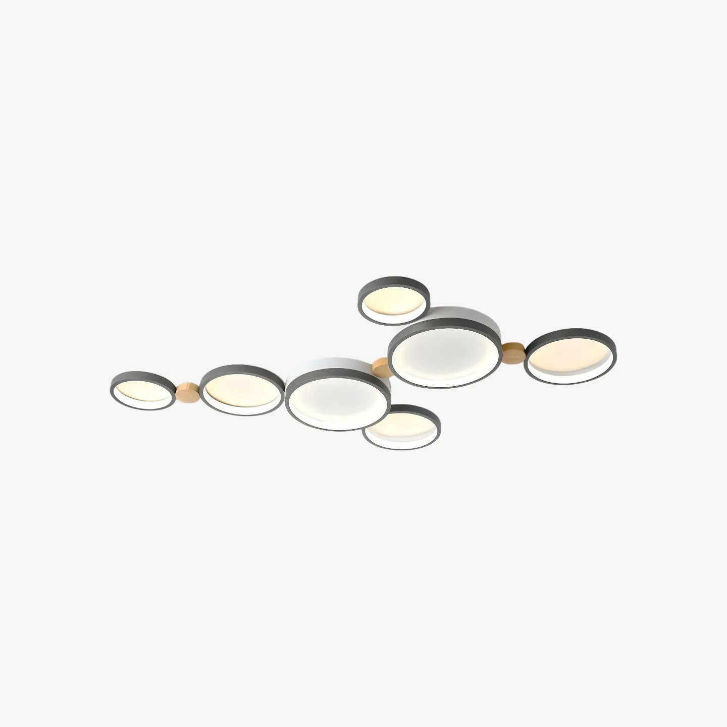 Modern LED Ceiling Lamp - Multi-Branch Design in Nordic Style for Living Room S381