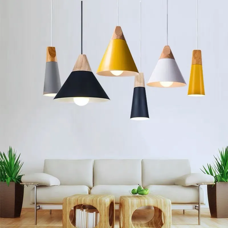 Connell Coned Woody Pendant Lamp