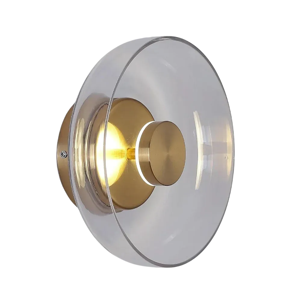 The Shimmering Glow Premium Minimalist Brass Wall Light T2072