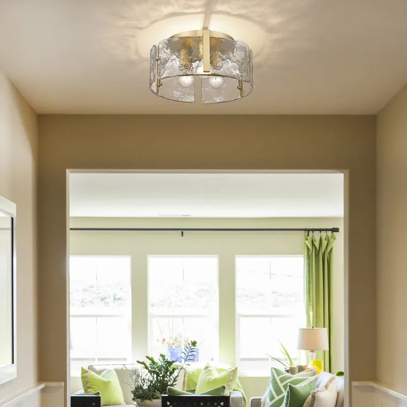 Nordic Light Luxury Flush Mount Ceiling Lamp for Living Room G27