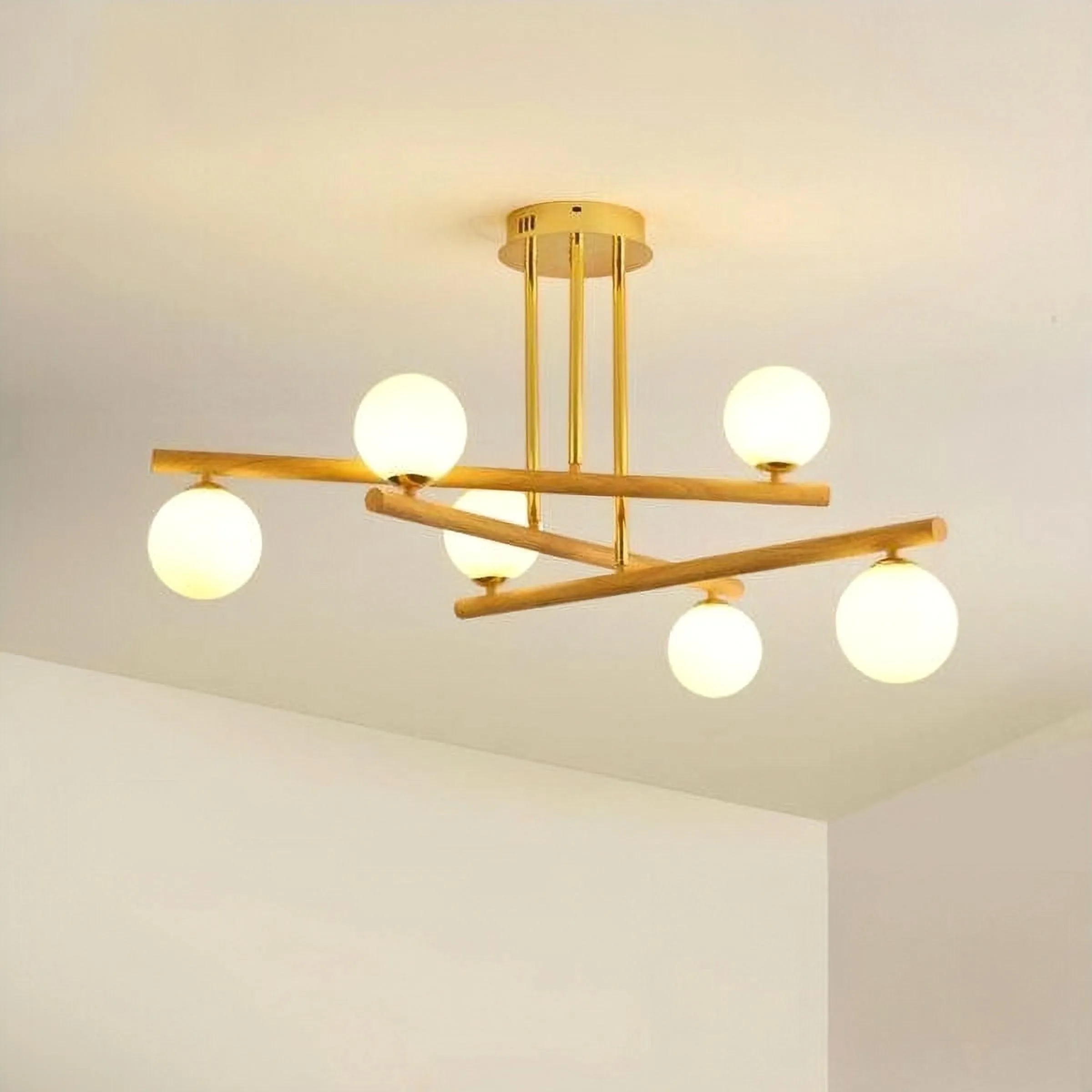 LINE Wooden Molecular Light