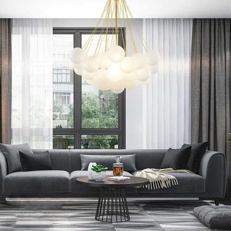 Cloud Orb Chandelier