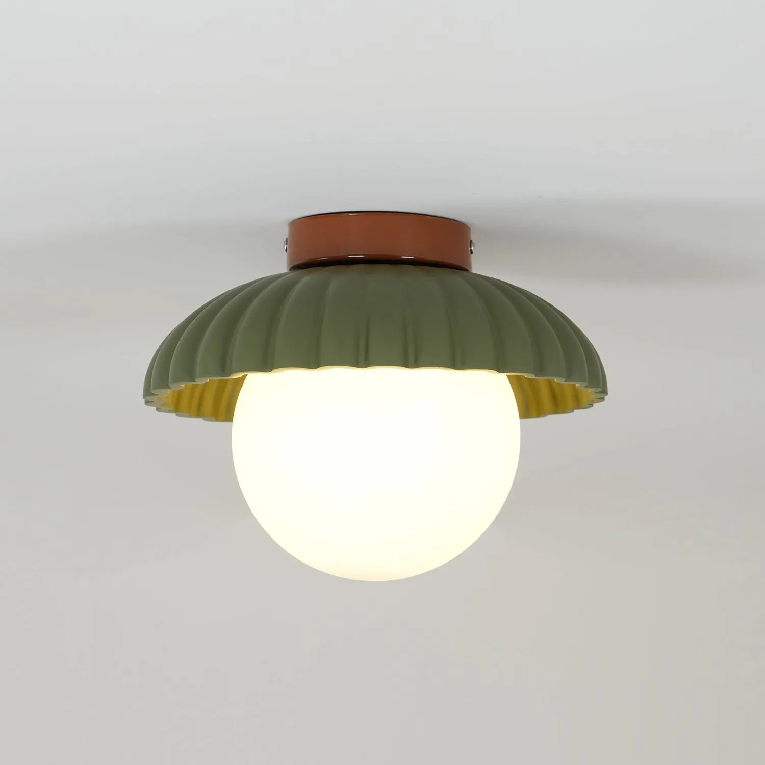 Alien Cream Glass Ceiling Light - Modern Nordic Ceiling Fixture M77