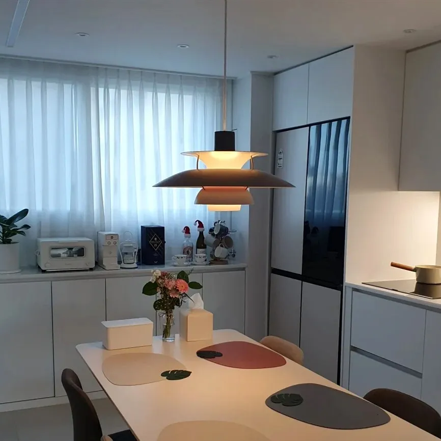 Danish Multi-layer Metal Pendant Light S107