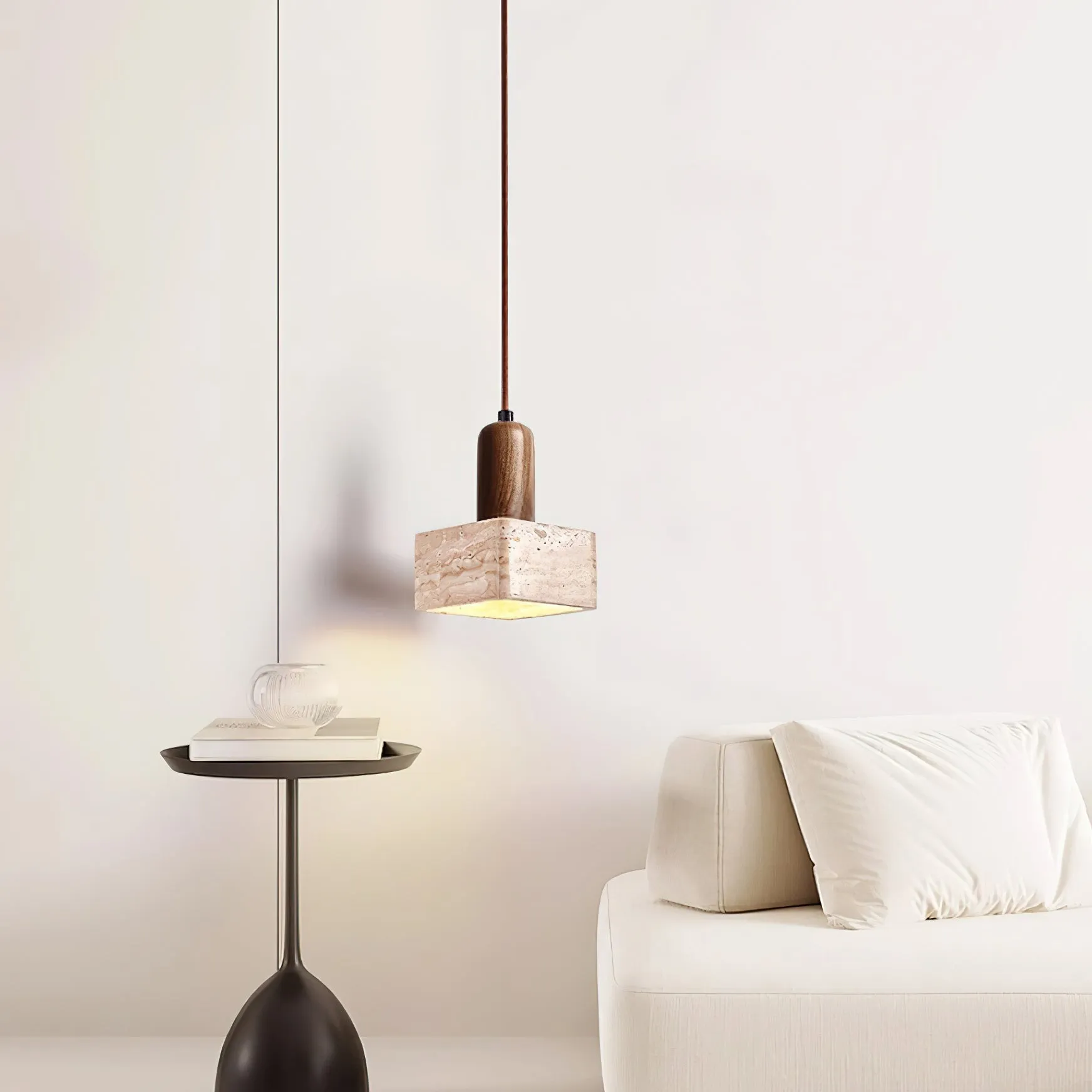 Simple Elegant Square Rectangular Pendant Lamp M94